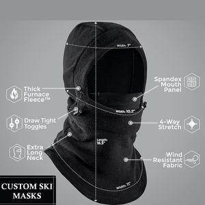 2025ไหมพรมปิดหน้าน้ำหนักเบาปรับแต่งได้กันลมสำหรับผู้ใหญ่กีฬาขี่จักรยานตกปลาสกีบริการ OEM - Product Image 4