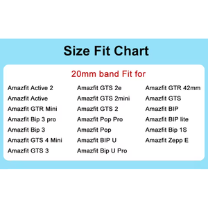Correa de Reloj de Silicona Suave y Transpirable de 20 mm para Huami <span class=keywords><strong>Amazfit</strong></span> Active 2 <span class=keywords><strong>BIP3</strong></span>/3 Pro GTS2/2e/2 Mini/3/4 GTR Mini, Correa Universal para Reloj - Product Image 3