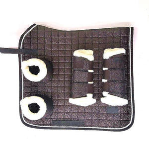 Almohadilla de Silla de Montar de Tamaño Completo, Juego de Almohadillas de Silla de Montar de Algodón, Almohadilla de Silla de Montar de Salto Ecuestre, Fabricante Personalizado - Product Image 3