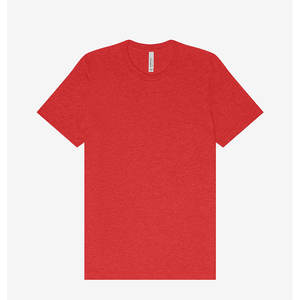 Bella + Canvas 3001CVC T-shirt à manches courtes unisexe en trois tissus pour homme Heather Gold CVC Breathable Heather Red Design - Product Image 1