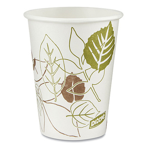 Gobelets en papier Dixie Pathways 8 oz 25/boîte 20 boîtes/carton 500 gobelets (2338WS) - Product Image 6