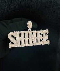 Pendentif pour homme en argent sterling 925 plaqué or, serti de moissanite, style hip-hop, tendance, pour soirée - Product Image 3