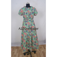 100% coton Y2K Maxi robe pour femmes élégant décontracté Floral plage imprimé automne romantique confortable Midi fête porter bouton grande taille