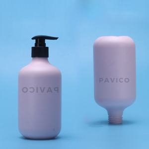 ขวดพลาสติก HDPE สีชมพูขนาด500มล. พร้อมปั๊มสำหรับแชมพู/น้ำยาทำความสะอาดใบหน้าบรรจุภัณฑ์เครื่องสำอางพื้นฐานจากเวียดนาม - Product Image 4