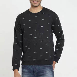 Sweat-shirt imprimé basique pour hommes au design unique Vente en gros Sweat-shirt imprimé léger et respirant pour hommes - Product Image 1
