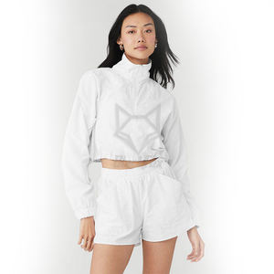 ชุดกันลมฤดูร้อนสำหรับผู้หญิงชุดกันลมกันน้ำสไตล์ลำลองระบายอากาศได้พิมพ์โลโก้ได้ตามต้องการ - Product Image 1