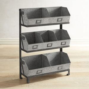 Juego de 3 macetas de metal para decoración del hogar, nuevo diseño, maceta galvanizada Framhouse usada, gran oferta, mesa Reck - Product Image 4