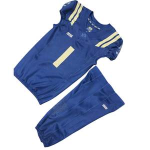 Maillot et pantalon de football américain pour jeunes, coupe automatisée, nom et logo d'équipe personnalisés, impression par sublimation, uniforme de football américain - Product Image 2