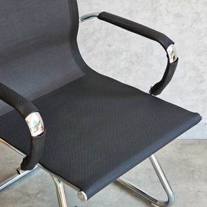 Adjustable Mesh Chair with High Back & Painted <b>Iron</b> Legs-Stackable Foam & Fabric Adjustable Height Headrest MF011 - Product Image 5