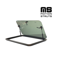Persiana plisada y mosquitera resistente a los rayos UV para caravana, doble capa, 20x40 cm, con accesorio magnético, para ventana de Camper, para caravanas, 2 unidades