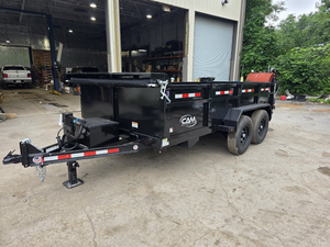 7x14 14k dump <b>trailer</b> <b>Wheel</b> Tipping Dump <b>Trailer</b> with Motor for Agriculture Tractor Equipment New and Used Stock Available - Product Image 5