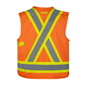 Gilet de sécurité réfléchissant pour le travail avec poches, vêtements de travail haute visibilité pour la construction - Product Image 5