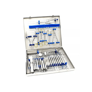 Ensemble d'instruments dentaires polyvalents en acier inoxydable de qualité supérieure La source d'alimentation manuelle comprend des instruments de laboratoire dentaire - Product Image 1