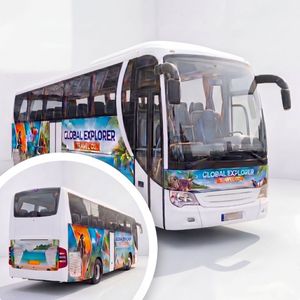 Vehicle Decal Project Tour Bus Advertising Mounting Kit-No Adhesive Residue - Product Image 1