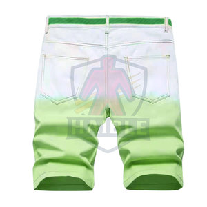 กางเกงยีนส์ขาสั้นผู้ชายคุณภาพสูง ผ้าฝ้ายถัก 100% ระบายอากาศได้ดี เหมาะสำหรับการฝึกซ้อม ใช้งานกลางแจ้ง สวมใส่สบาย ขายดี - Product Image 2