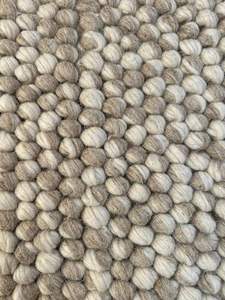 MORE Modern Wool <b>Cushioned</b> Thick (0.6-1 In.) Medium Pile Cotton Backing <b>Rectangular</b> Area Rug Hand Woven Home Use - Product Image 6