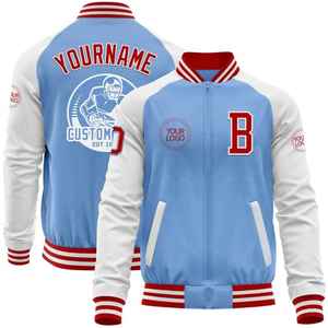 Chaqueta universitaria para hombre Prendas de abrigo de estilo Letterman de béisbol personalizadas con bordado personalizado y soporte OEM para moda Streetwear - Product Image 3