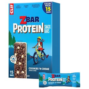 CLIF Kid Zbar Protein - Cookies 'N Creme - Barres protéinées croustillantes (lot de 15) - Product Image 4