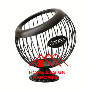 Porta Utensilios de Alambre de Hierro Blanco y Verde Azulado con Base de Madera, Diseño Premium, Accesorios de Cocina Más Vendidos - Product Image 5