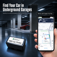 Traceur GPS AP100 OBD pour voiture avec fonction Apple Find My, Plug & Play, localisateur anti-perte pour toutes les voitures, garantie 1 an, vente en gros usine