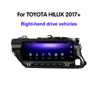 Krando 12.3 "Autoradio Multimédia pour Toyota Hilux 2015 - 2023 Autoradio Navigation Unité Principale Sans Fil Carplay 4G WIFI Playstore