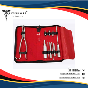 Burgess 14 pièces grand Kit d'extracteur de dents de loup en acier inoxydable Instruments chirurgicaux vétérinaires personnalisables de haute qualité pour chien - Product Image 6