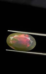 โอปอลเอธิโอเปียธรรมชาติคุณภาพดีที่สุด รูปทรงวงรี เจียระไนเหลี่ยม ประกายไฟหลากสี สำหรับนักออกแบบเครื่องประดับ จากซัพพลายเออร์ชาวอินเดีย - Product Image 4