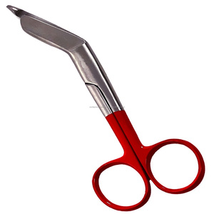 Ciseaux à pansements Lister en acier inoxydable, instrument chirurgical médical pour opérations ORL en milieu hospitalier, Classe I CE - Product Image 5