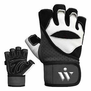 Guantes de fitness de medio dedo para mujer OEM cuero sintético de neopreno de último diseño para uso en gimnasio de levantamiento de pesas - Product Image 5