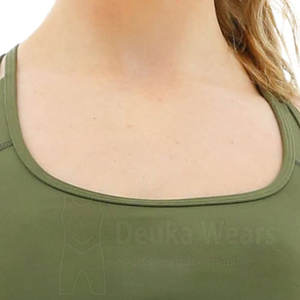 Soutien-gorge de sport sans dos, respirant et extensible, sur mesure, pour femmes, design personnalisé OEM, 100 % polyester, maintien élevé, sans coutures, pour usage extérieur. - Product Image 6