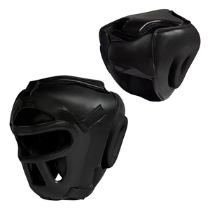 Professional Boxing <b>Training</b> Helmet PU Leather <b>Head</b> Guard for Muay Thai Kickboxing <b>Training</b> - Product Image 3