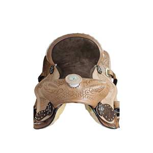 Top Qualité En Gros Baril Racing Selles En Cuir Véritable À La Main Western Cheval Selles En Vrac Cowboy Rodeo Selles Fourniture - Product Image 6