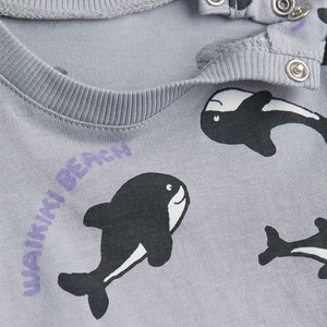 Conjunto de Ropa de Verano al Por Mayor para Niños Camiseta de Algodón de Manga Corta y Shorts para Bebé - Product Image 5