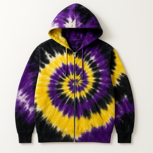 Sudadera con capucha de gran tamaño con estampado de poliéster/algodón de primera calidad, ropa de calle de secado rápido, diseño personalizado, sudaderas con capucha en espiral propias - Product Image 6