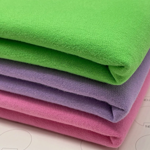 ผ้าฝ้ายเทอร์รี่ฝรั่งเศสสีน้ำตาลอ่อนผ้าผสมโพลีเอสเตอร์35% 65% สำหรับฤดูหนาวเสื้อผ้าขนแกะ3เส้นถักเทอร์รี่ - Product Image 6