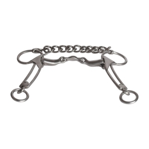 MARQUE ZONE Mèche islandaise en acier inoxydable de haute qualité Double bouche plate articulée Q.Moon Link Accessoires de cheval équestre - Product Image 4