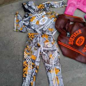 Conjuntos de Ropa Deportiva de Invierno para Hombre, Sudadera con Capucha y Pantalones Deportivos de Felpa de Secado Rápido, Personalizados, con Estampado en Serigrafía de 360 GSM - Product Image 4