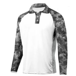 Camiseta de Pesca Personalizada por Sublimación, Manga Larga, Tipo Polo, 100% Poliéster con Protección UV, Impermeable y Resistente al Viento, Fácil de Lavar - Product Image 3