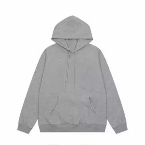 Vente en gros de sweats à capuche pour hommes sweat à capuche personnalisé imprimé pull uni surdimensionné 100% coton sweat à capuche de haute qualité - Product Image 3