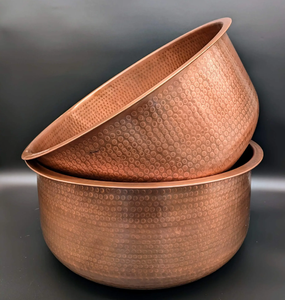 Bol de manucure élégant en cuivre de haute qualité 100% bol de manucure en cuivre véritable spa pour les pieds pour une utilisation en salon de beauté - Product Image 1