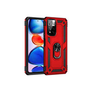 Coque arrière souple de qualité supérieure en silicone antichoc pour Xiaomi Redmi Note 11 Pro Plus 5G - Rouge - Étui de téléphone portable - Product Image 4