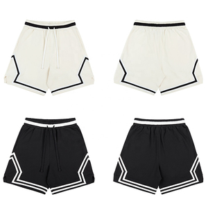 Pantalones Cortos de Baloncesto Personalizados de Felpa Francesa, Transpirables, que Absorben la Humedad, Estilo Vintage, Cintura Elástica, Unisex - Product Image 2