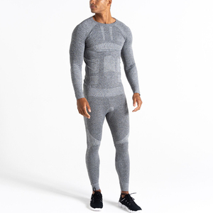 Combinaison de sous-vêtements thermiques en polaire pour homme Respirante et confortable Couche de base d'hiver Fine et respirante Logo personnalisé pour homme - Product Image 1