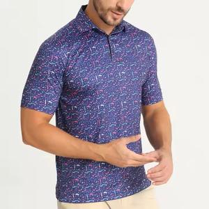 Venta al por mayor logotipo personalizado Spandex algodón de secado rápido bolsillo gótico de gran tamaño sólido rendimiento Golf ropa de trabajo barato para - Product Image 3