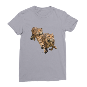 Camiseta Premium Transpirable para Mujer Cheetah Brothers, Corte Holgado, Tallas XS S XL XXS, Impresión Digital - Product Image 6