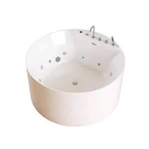 Baignoire autoportante en acrylique FW-M-2001 contemporaine, écologique, pour bain profond, OEM/ODM, pour appartements et hôtellerie - Product Image 3