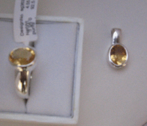 Shah Gems Women's Natural Citrine <b>Stud</b> Earrings 925 Sterling <b>Silver</b> with Bezel Setting - Product Image 1