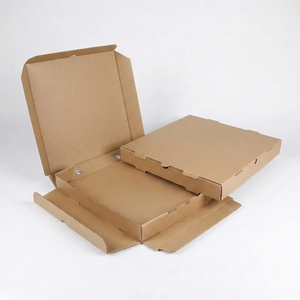 Boîte de livraison de pizza en kraft résistante et anti-graisse, imprimée en quatre couleurs, fabriquée avec des matériaux écologiques et recyclables, améliore l'image de marque - Product Image 3