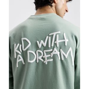 T-shirt 100% coton pour enfant avec motif 'Kid with a Dream', type de tissu jersey - Product Image 4