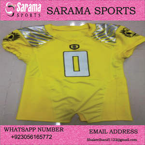 OEM de fábrica de impresión profesional Fitness fútbol americano Jerseys uniformes con nombre del equipo, - Product Image 5